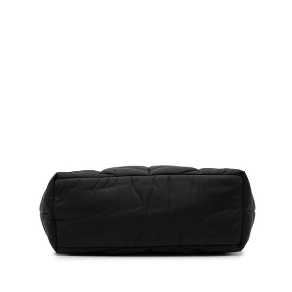 Pre-owned Saint Laurent Nylon Puffer Tote Black