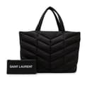 Miniatyrbilde 10 av 10: Pre-owned Saint Laurent Nylon Puffer Tote Black