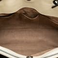 Miniatyrbillede 4 af 10: Pre-owned Bottega Veneta Medium Intrecciato Stitched Double Chain Tote White