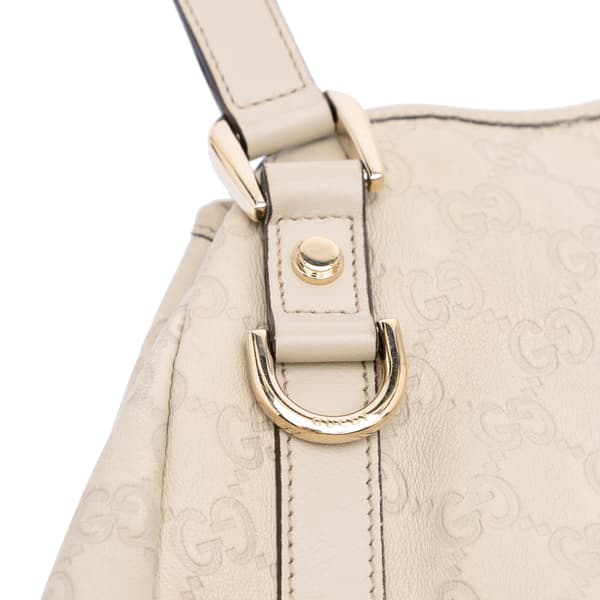 Pre-owned Gucci Medium Guccissima Abbey D Ring Tote Brown