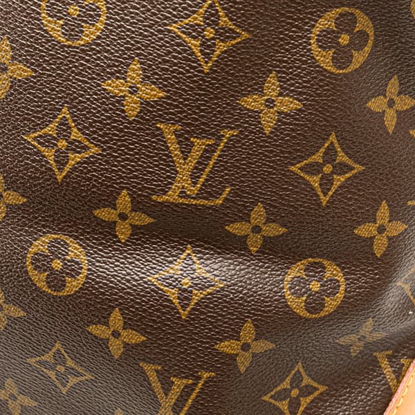 Pre-owned Louis Vuitton Monogram Cabas Mezzo Brown