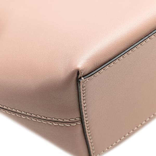 Pre-owned Valentino Leather Rockstud Tote Pink