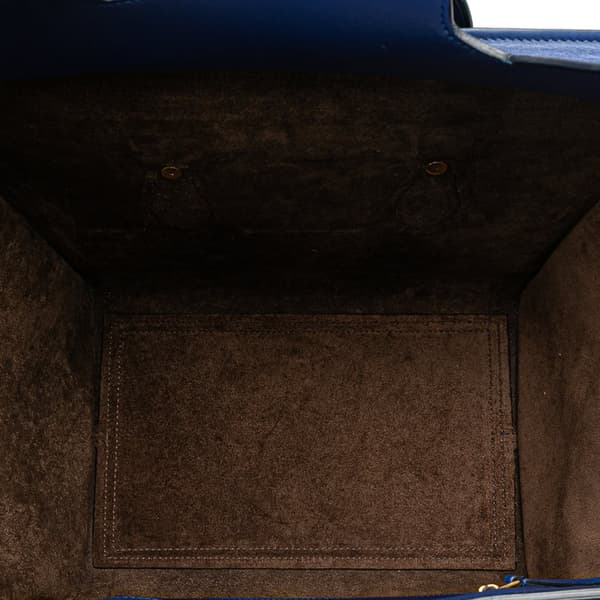 Pre-owned Celine Medium Smooth Calfskin Tie Knot Tote Blue