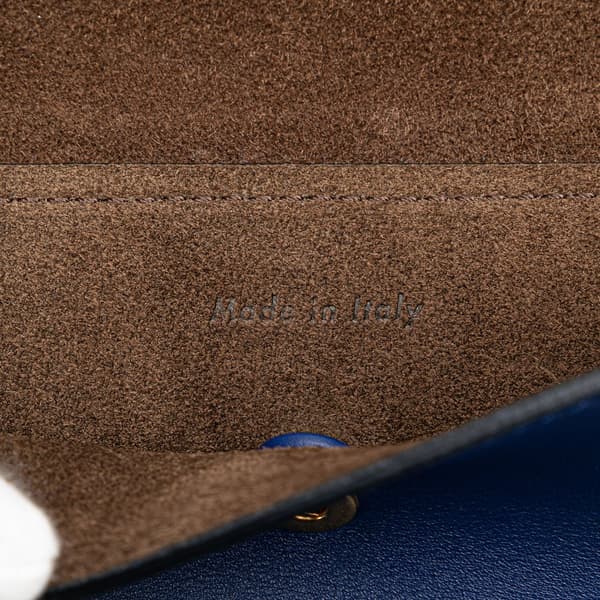 Pre-owned Celine Medium Smooth Calfskin Tie Knot Tote Blue