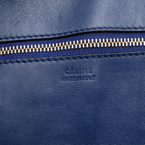 Pre-owned Celine Medium Smooth Calfskin Tie Knot Tote Blue