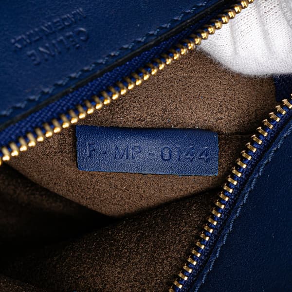 Pre-owned Celine Medium Smooth Calfskin Tie Knot Tote Blue
