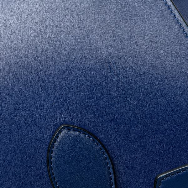 Pre-owned Celine Medium Smooth Calfskin Tie Knot Tote Blue