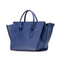Miniatyrbild 2 av 10: Pre-owned Celine Medium Smooth Calfskin Tie Knot Tote Blue