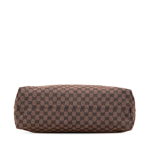Pre-owned Gucci GG Canvas Tote Brown