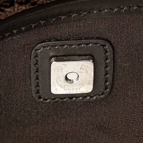 Pre-owned Gucci GG Canvas Tote Brown