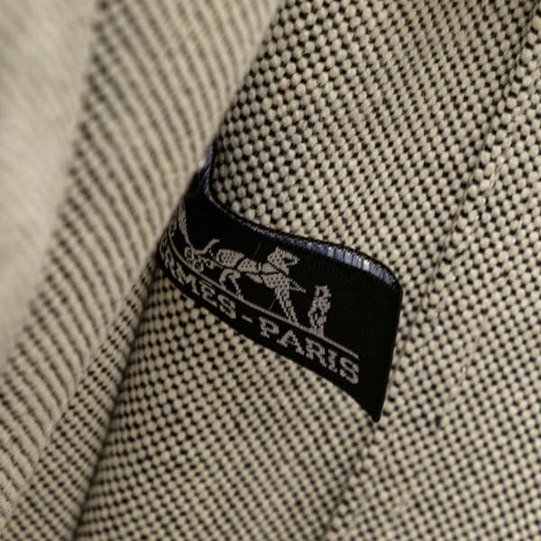 Pre-owned Hermès Canvas Fourre Tout MM Gray