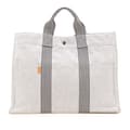 Pikkukuva 1 / 10: Pre-owned Hermès Canvas Fourre Tout MM Gray