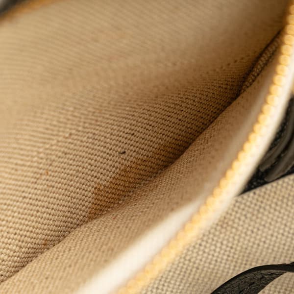 Pre-owned Miu Miu Canvas Monogram Tote Brown