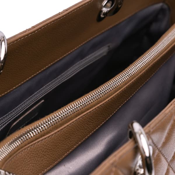 Pre-owned Chanel Caviar Grand Shopping Tote XL Brown
