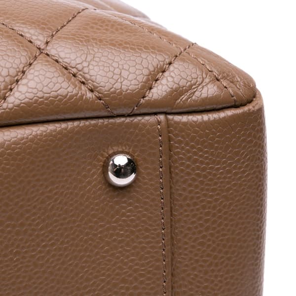 Pre-owned Chanel Caviar Grand Shopping Tote XL Brown