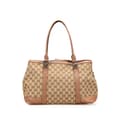 Miniatyrbilde 1 av 10: Pre-owned Gucci GG Canvas Miss GG Tote Brown