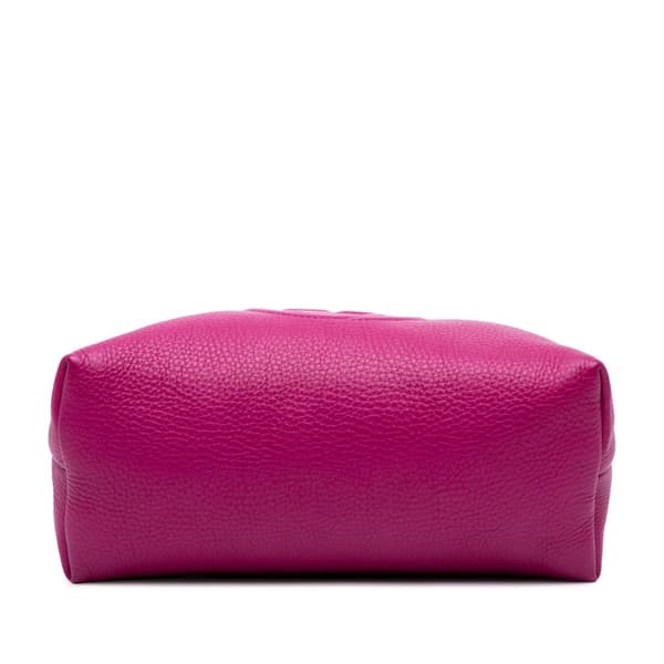 Pre-owned Gucci Kids Mini Leather Soho Tote Pink