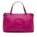 Miniatyrbild 1 av 9: Pre-owned Gucci Kids Mini Leather Soho Tote Pink