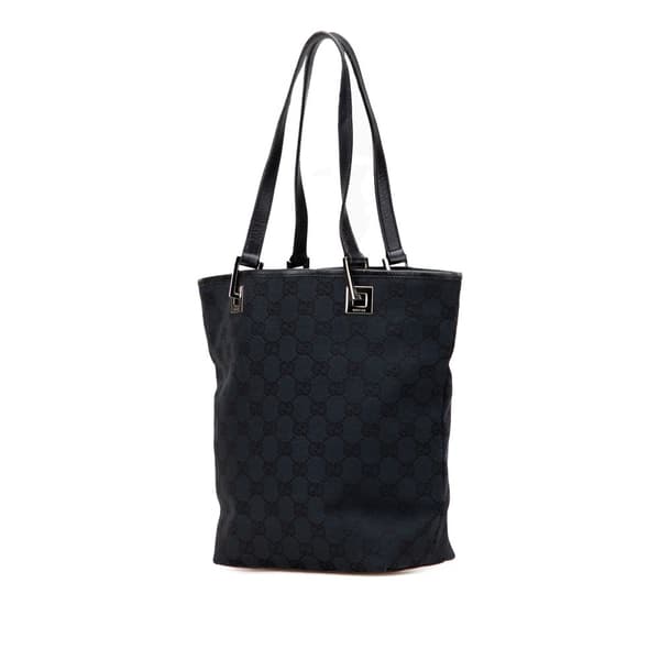 Pre-owned Gucci GG Canvas Tote Blue