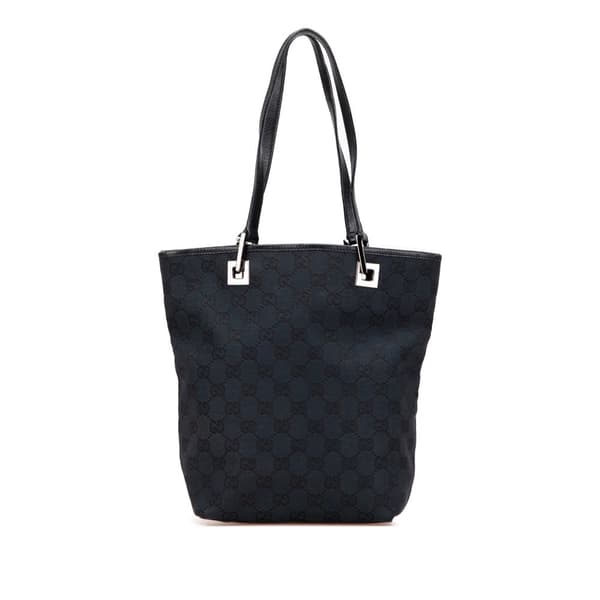 Pre-owned Gucci GG Canvas Tote Blue