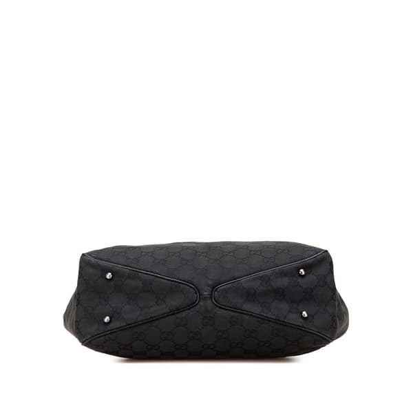 Pre-owned Gucci GG Canvas Tote Black