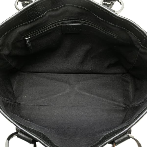 Pre-owned Gucci GG Canvas Tote Black