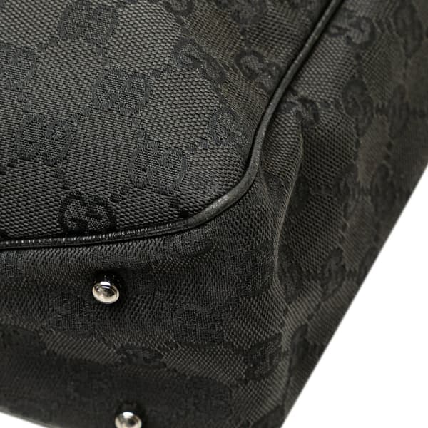 Pre-owned Gucci GG Canvas Tote Black