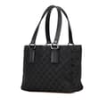Miniatyrbilde 2 av 10: Pre-owned Gucci GG Canvas Tote Black