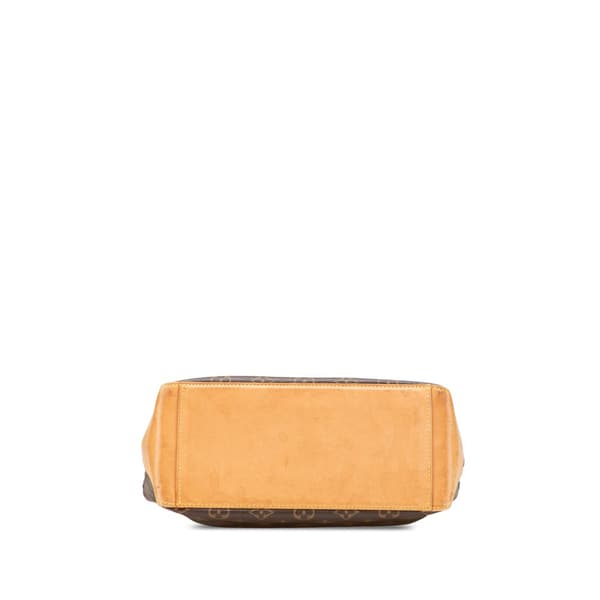 Pre-owned Louis Vuitton Monogram Cabas Piano Brown