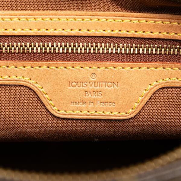 Pre-owned Louis Vuitton Monogram Cabas Piano Brown