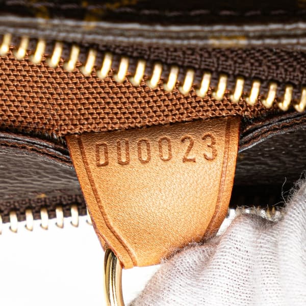 Pre-owned Louis Vuitton Monogram Cabas Piano Brown