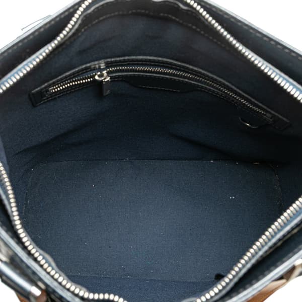 Pre-owned Louis Vuitton Monogram Mat Stockton Blue