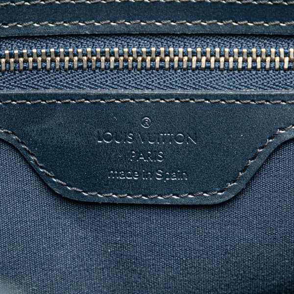 Pre-owned Louis Vuitton Monogram Mat Stockton Blue