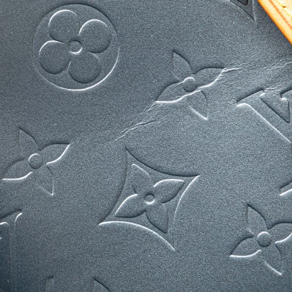Pre-owned Louis Vuitton Monogram Mat Stockton Blue