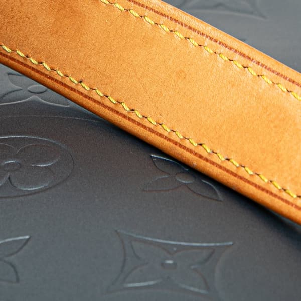Pre-owned Louis Vuitton Monogram Mat Stockton Blue