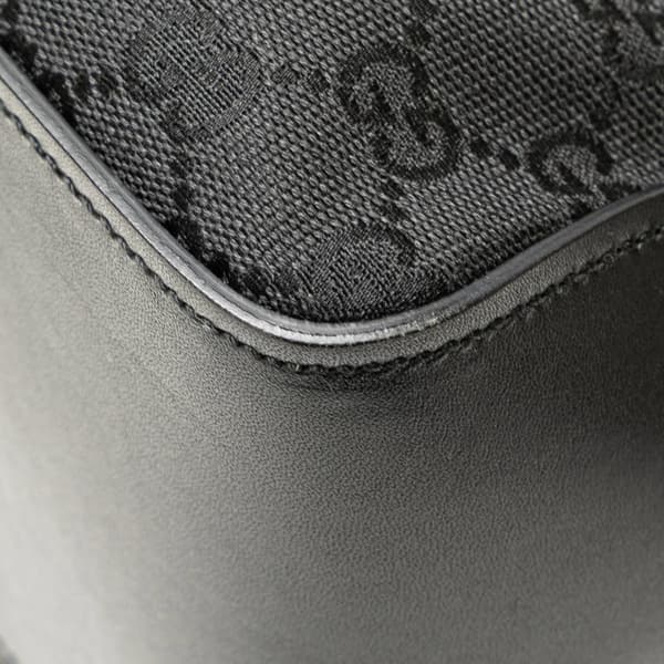 Pre-owned Gucci GG Canvas Tote Black