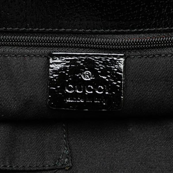 Pre-owned Gucci GG Canvas Eclipse Tote Black