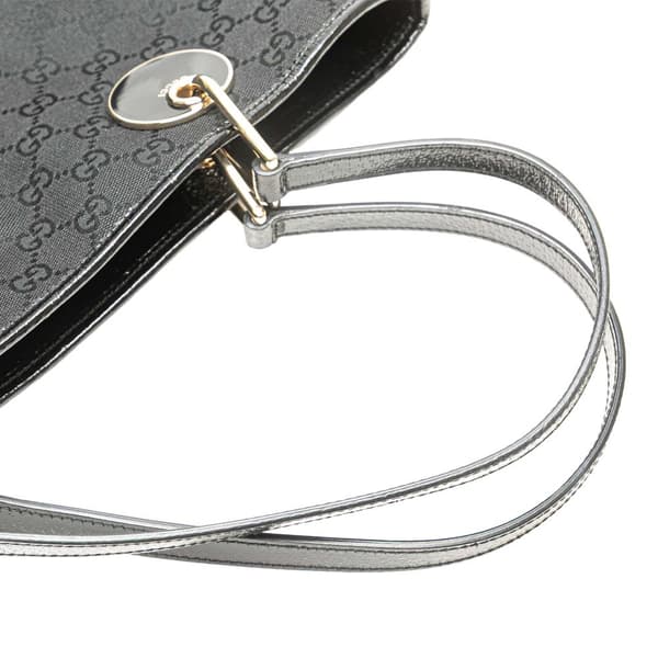 Pre-owned Gucci GG Canvas Eclipse Tote Black