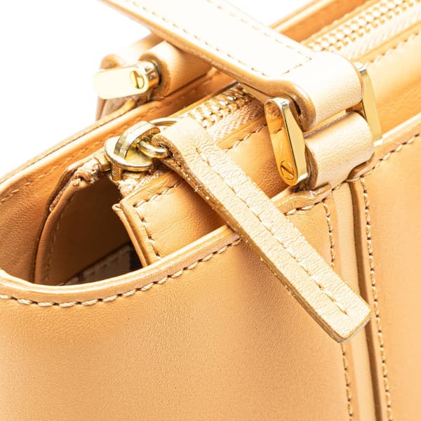 Pre-owned Burberry Leather Tote Brown