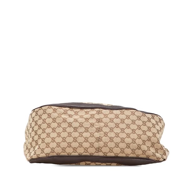 Pre-owned Gucci GG Canvas Charlotte Tote Brown