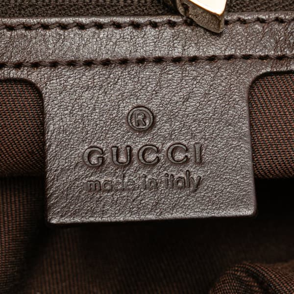 Pre-owned Gucci GG Canvas Charlotte Tote Brown