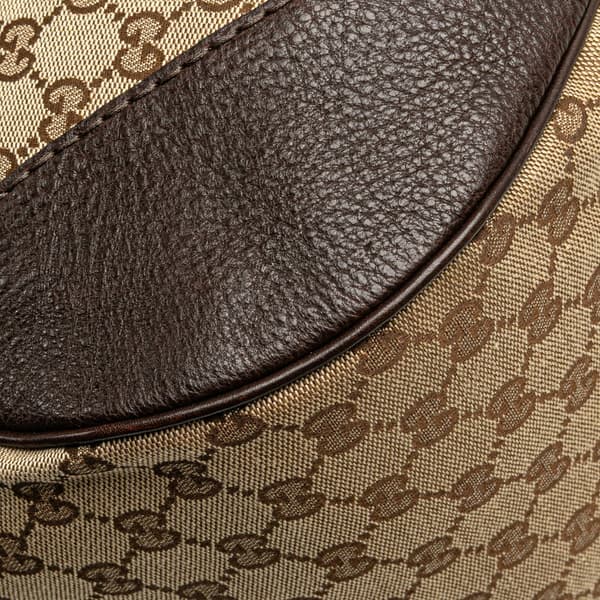 Pre-owned Gucci GG Canvas Charlotte Tote Brown