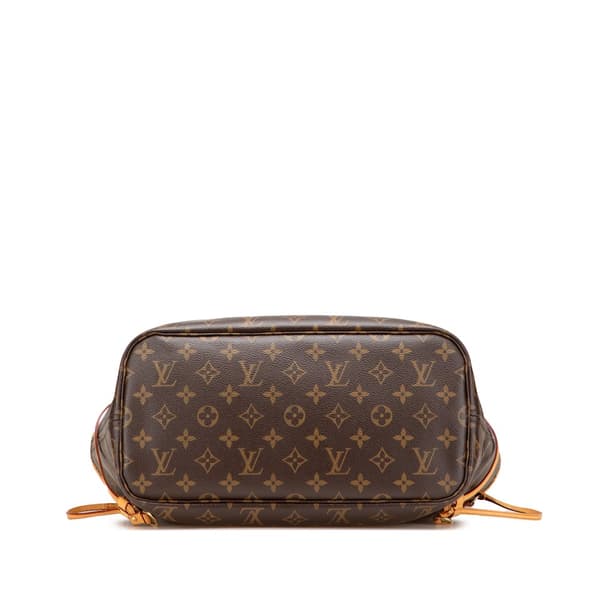 Pre-owned Louis Vuitton Monogram Neverfull MM Brown