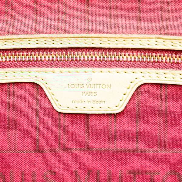 Pre-owned Louis Vuitton Monogram Neverfull MM Brown