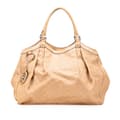 Miniatyrbild 1 av 10: Pre-owned Gucci Large Guccissima Sukey Tote Brown