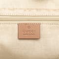Miniatyrbild 5 av 10: Pre-owned Gucci Medium Diamante Canvas Sukey Tote Brown