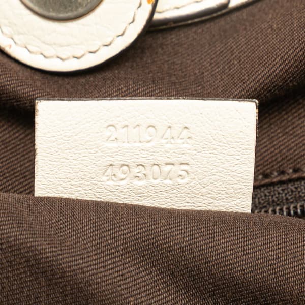Pre-owned Gucci Medium GG Canvas Sukey Tote Brown