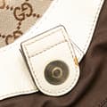 Miniatyrbild 8 av 10: Pre-owned Gucci Medium GG Canvas Sukey Tote Brown