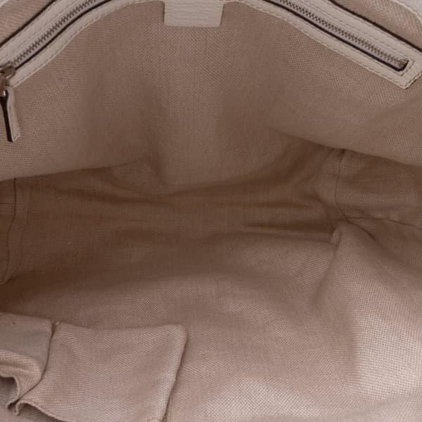 Pre-owned Gucci Medium GG Canvas Icon Bit Tote Brown