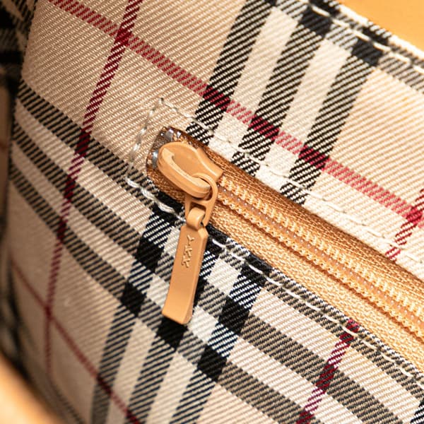 Pre-owned Burberry Leather Tote Brown